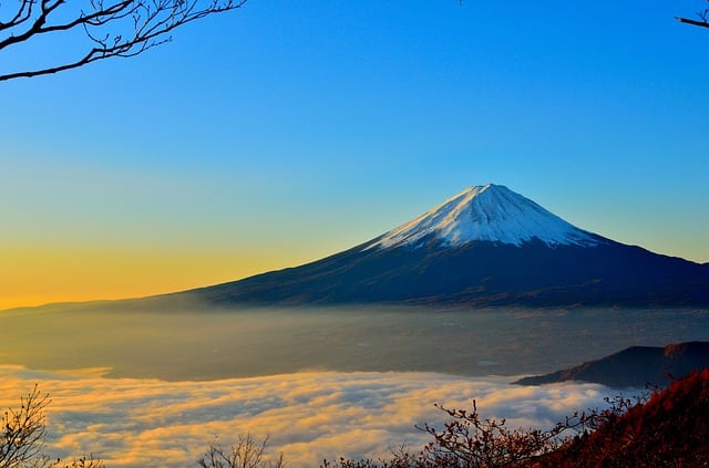 sitios para visitar en japón monte fuji
